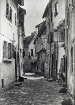 Bruchmauerstraße, Blickrichtung Lange Straße. Detmold. Sammlung Starke