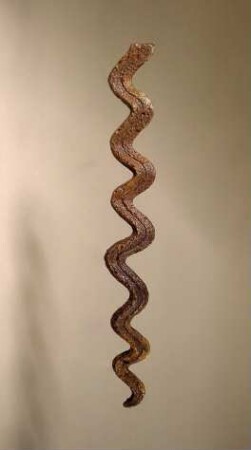 Gelockte Haarsträhne (Fragment einer Bronzestatue)