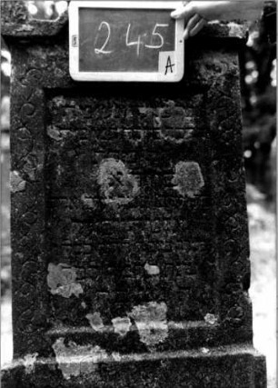 Grabstein 245 [Nir S. 162 Nr. 15.17]: Grabstein 245A [Nir S. 162 Nr. 15.17]