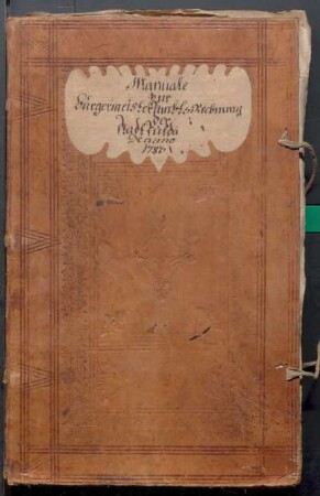 IX A 1 - Alte Stadtrechnungen (1783 - 1784)