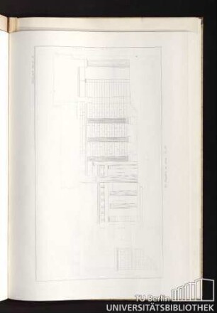 Liefg. VIII. Pl. IX. Die Propyläen zu Athen. Pl. IV. [Durchschnitt.]