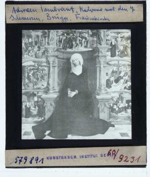 Isenbrandt, Sieben Schmerzen Mariä, Diptychon (Brügge) : Rechter Flügel, Sieben Schmerzen Mariä