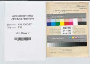 Entnazifizierung Oswald Klix, geb. 23.05.1891 (Betriebsinspektor)