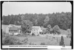 Sommerfrische Leupoldishain. Gasthaus Käufer