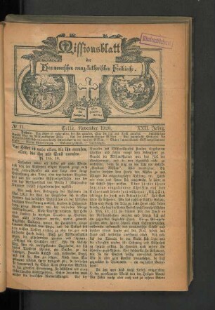 No 11. November 1920.