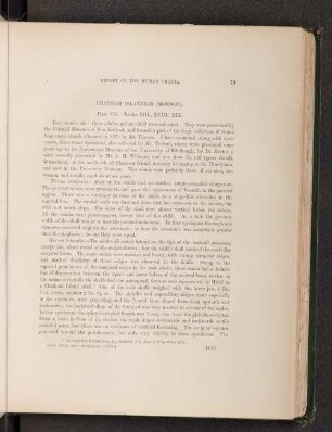Chatham Islanders (Moriori). Plate VII. Tables XIII., XVIII., XIX.