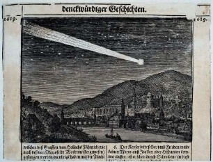 Komet über Heidelberg, Oktober/November 1618
