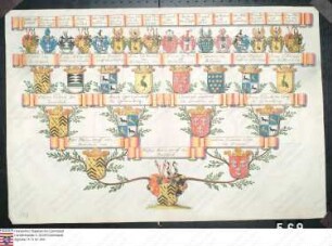 Ahnenprobe des Philipp Anton Graf v. Berlepsch
