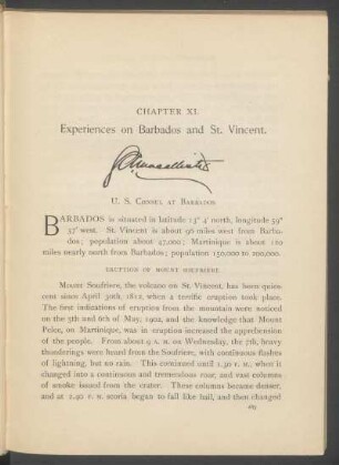 Chapter XI. - Experiences on Barbados and St. Vincent.