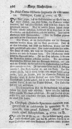 Historia dogmatis de vita aeterna.