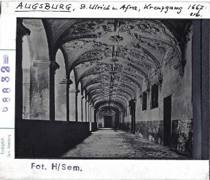 Augsburg: St. Ulrich und Afra, Kreuzgang, 1667