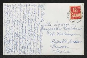 Brief von Hedwig Fischer an Margarete Hauptmann