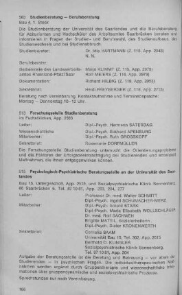 Studienberatung - Berufsberatung