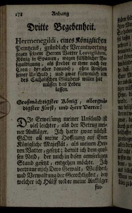 Dritte Begebenheit. - Eylffte Begebenheit.