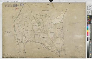 Landhausen (Hemer), Flurbereinigung Landhausen, Bl.4 Zuteilungskarte Flur 5