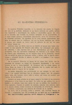 El maestro Federico