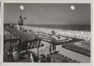 Swinemünde, Kurhaus, Strand