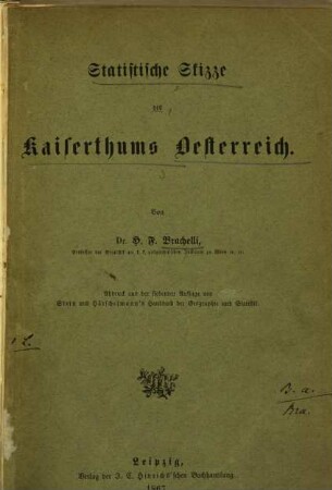 Statistische Skizze des Kaiserthums Oesterreich