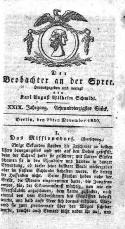 48. Stueck, 29. November 1830