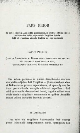 De Vergilio in informandis muliebribus quae sunt in Aeneide personis inventore : [Phil. Diss. Paris 1892] [Publius Virgilius Maro]