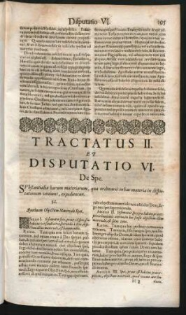 Tractatus II. Et Disputatio VI. De Spe.
