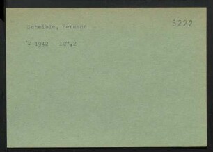 Scheible, Hermann
