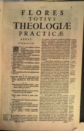 P. F. Eligii Bassaei Ordinis FF. Minorum S. Farncisci Capucinorum Prouinciae Gallobelgicae Flores Totivs Theologiae Practicae Tum Sacramentalis, tum Moralis, 1