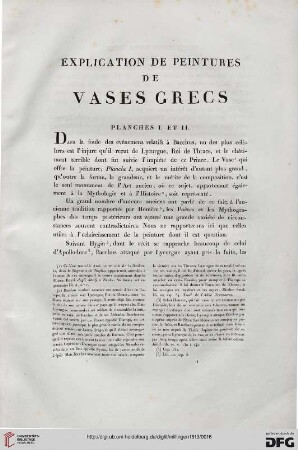 Explication de peintures de vases grecs