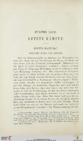 Erstes Kapitel: Zwischen krieg und Frieden