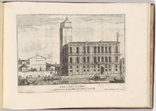 Palazzo Labia (Der Palazzo Labia in Venedig, Bl. 90 der Folge "Le Fabriche, e Vedute di Venetia")