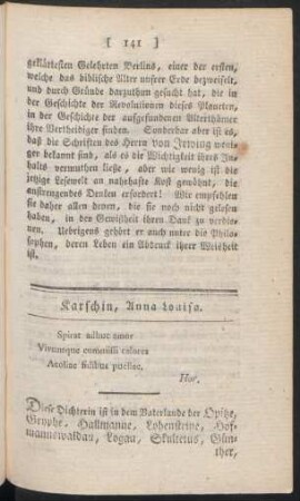 Karschin, Anna Louisa