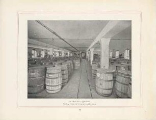 Ein Stock des Lagerhauses. Abteilung: Farben für Lithographie und Buchdruck