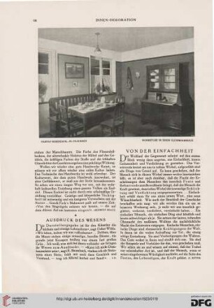 Von der Einfachheit