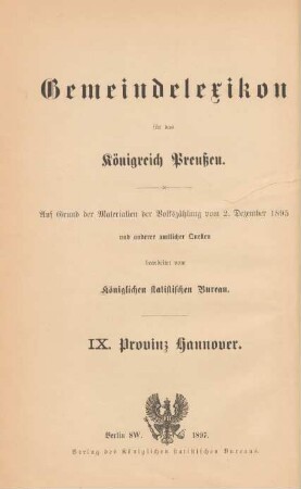 9: Provinz Hannover