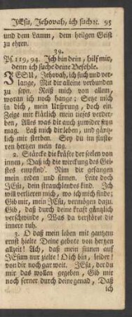 39. Ps. 119,94. Ich bin dein, hilf mir, denn ich suche deine Befehle.
