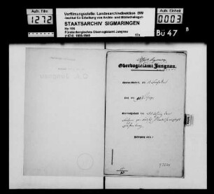 Ablösung der Fronen zur Standesherrschaft Fürstenberg