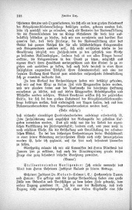 Antrag des Geheimen Justizrates Ruland.