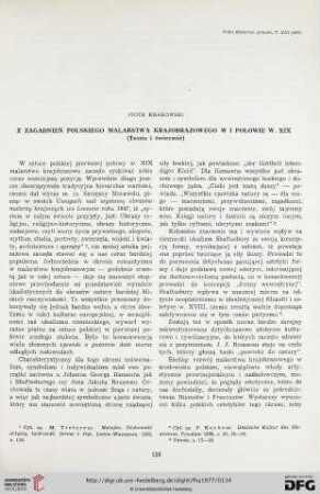 13: Z zagadnień polskiego malarstwa krajobrazowego w I połowie w. XIX. : (Teoria i twórczość)