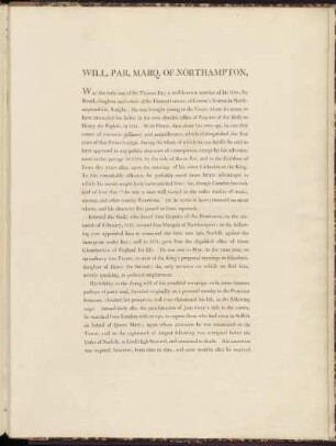 Will. Par, Marq. of Northampton.