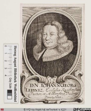 Bildnis Johann Georg Leibnitz