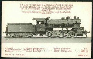 4/4 gek. normalspurige Güterzug-Verbund-Lokomotive