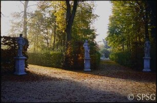Potsdam, Park Sanssouci, Parterre Große Fontäne unterhalb der Sanssouci-Terrassen.
