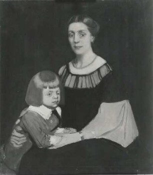 Mutter und Kind : Zwintscher, Oskar: Mutter und Kind. Öl auf Leinwand; 105 x 91 cm. Dresden: Stadtmuseum 1980/k 652