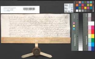 Revers des Bertram von Bellinghausen als Abt zu Siegburg.