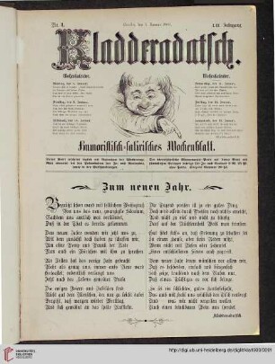 53: Kladderadatsch: Humoristisch-satirisches Wochenblatt
