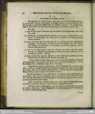 §. 33. Diese Regeln werden näher bemerket