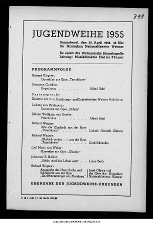 Jugendweihe 1955