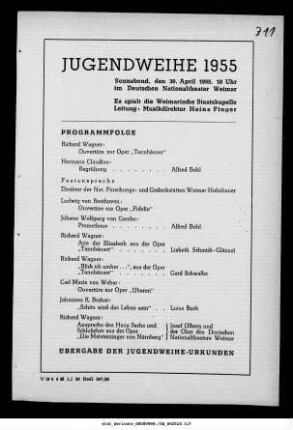 Jugendweihe 1955