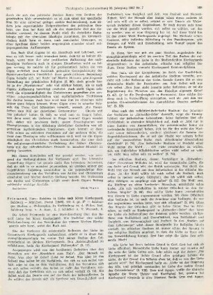 537-539 [Rezension] Friemond, Hans, Existenz in Liebe nach Soeren Kierkegaard