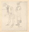 Kostümbilder zu "Ein Sommernachtstraum", Komödie von William Shakespeare (gezeichnet von B. Pankok)